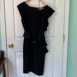 Antonio Melani NWT Belted Black Dress Classic